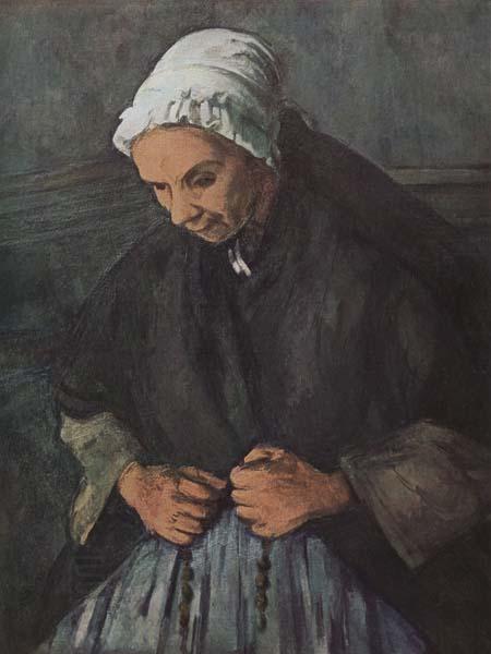 Paul Cezanne Old Woman with a Rosary